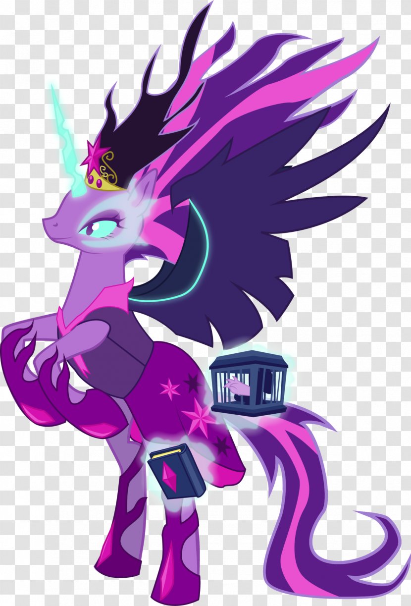 Twilight Sparkle Pony YouTube The Saga - Magenta - Spell Vector Transparent PNG