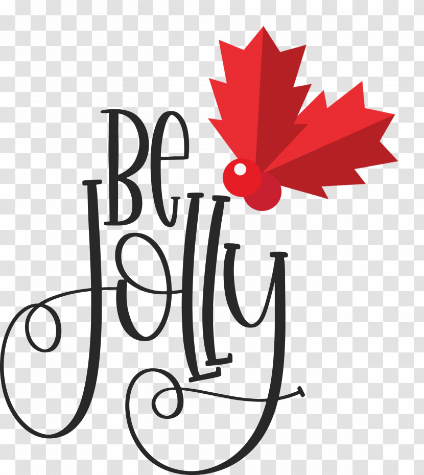 Be Jolly Christmas New Year Transparent PNG