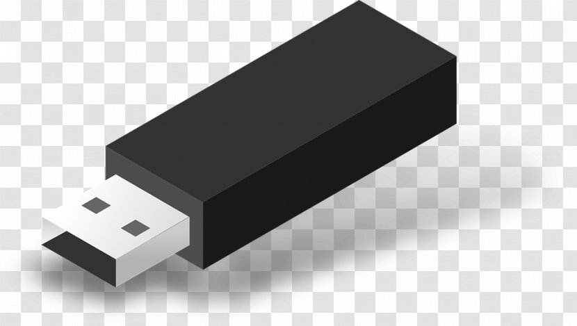 USB Flash Drives Dongle Clip Art - Technology Transparent PNG