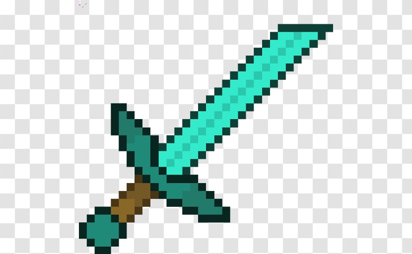 Minecraft: Story Mode Diamond Sword Pocket Edition - Flaming - Word Transparent PNG