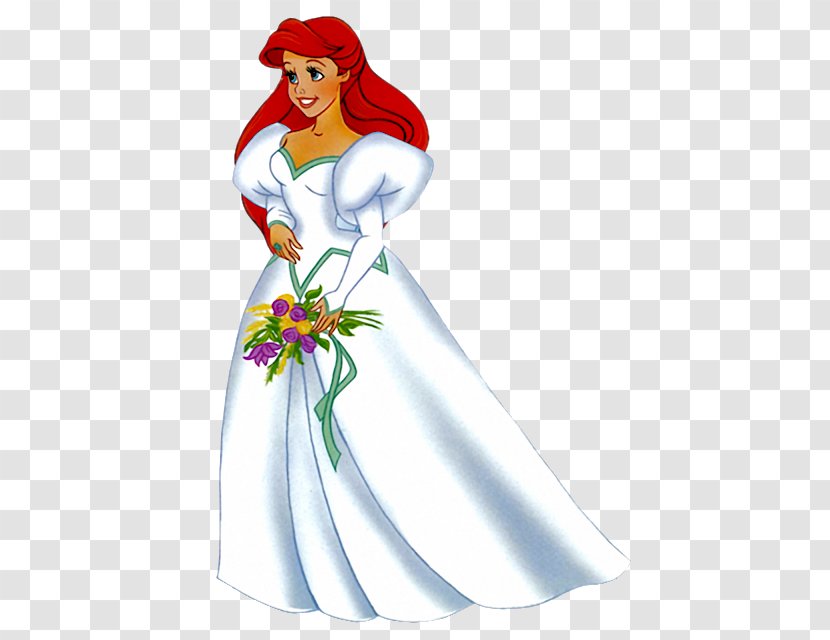 Ariel Wedding Dress The Walt Disney Company - Woman - Gp Transparent PNG
