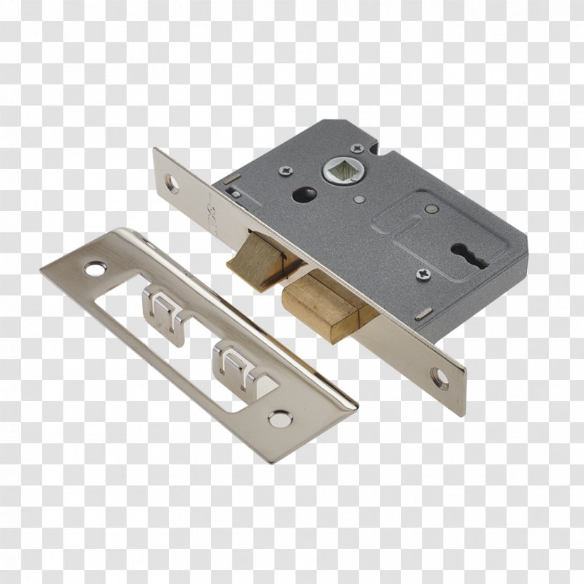 Mortise Lock Cylinder Latch Door - Bathroom Transparent PNG