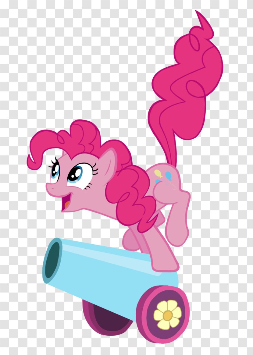 Pinkie Pie Party Canon Clip Art - Watercolor - Little Pony Frame Transparent PNG