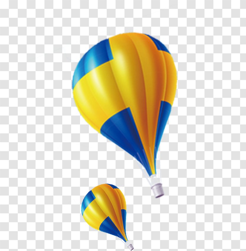 Hot Air Balloon Yellow - Atmosphere Of Earth Transparent PNG