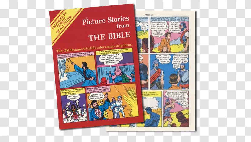 Comics Picture Stories From The Bible: Old Testament In Full-Color Comic-Strip Form Comic Book Bible - Strip - Good Samaritan Transparent PNG