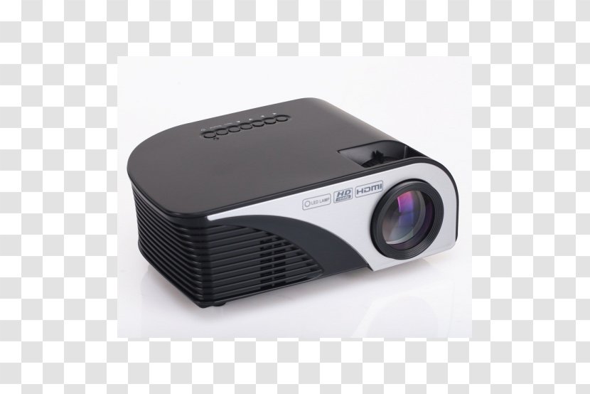 Multimedia Projectors LCD Projector HDMI Handheld Home Theater Systems - Brightness Transparent PNG