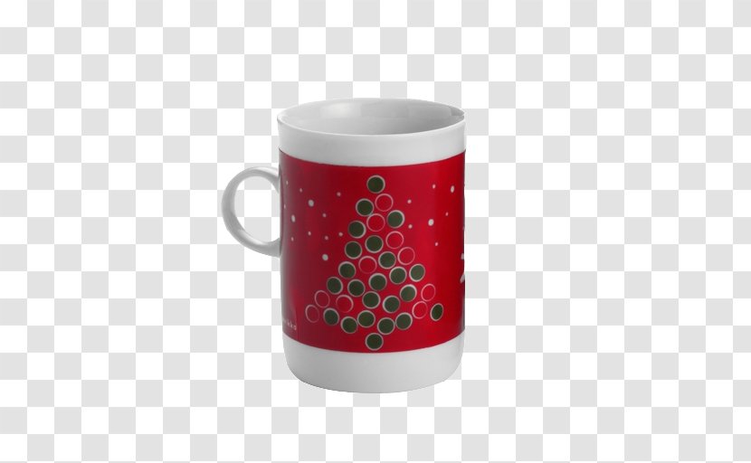 Coffee Cup Mug Ceramic - Red Transparent PNG