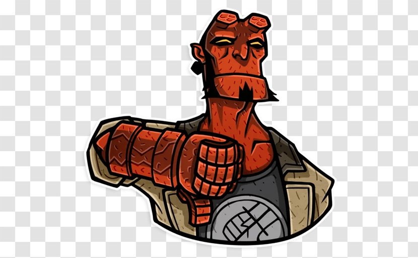 Illustration Clip Art Character Fiction - Superhero - Hellboy Insignia Transparent PNG