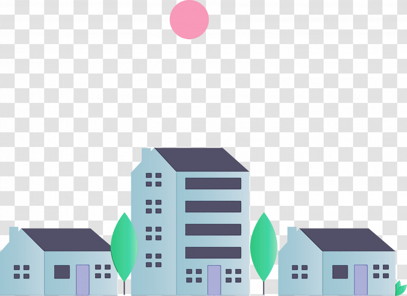 Property Real Estate Architecture House Animation Transparent PNG
