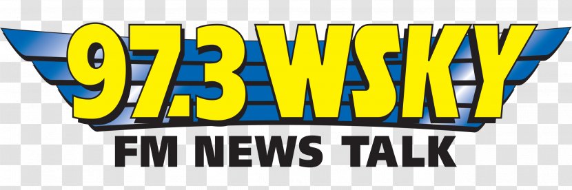 WSKY-FM Logo Talk Radio Banner Brand - Wskyfm - Gan Transparent PNG