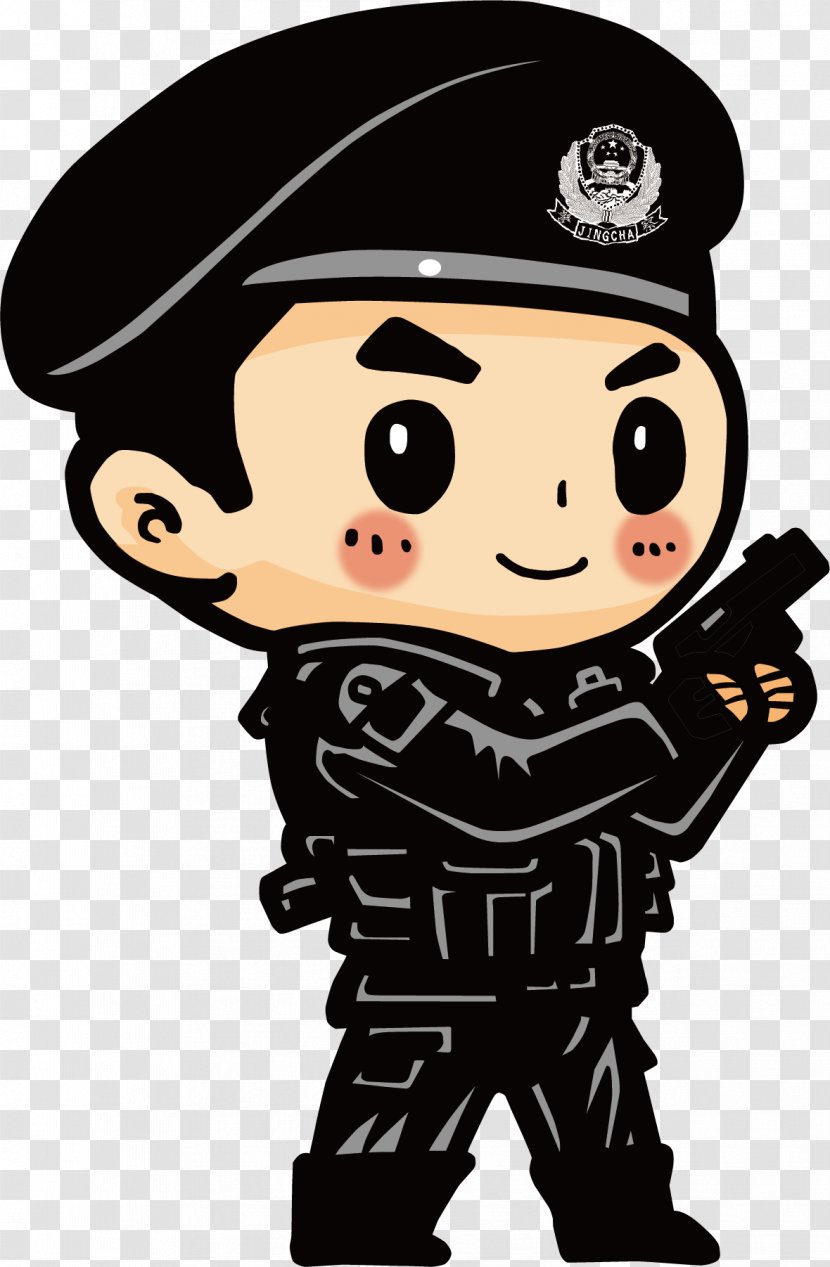 Police Officer Cartoon Avatar - Male - Home Alarm Transparent PNG
