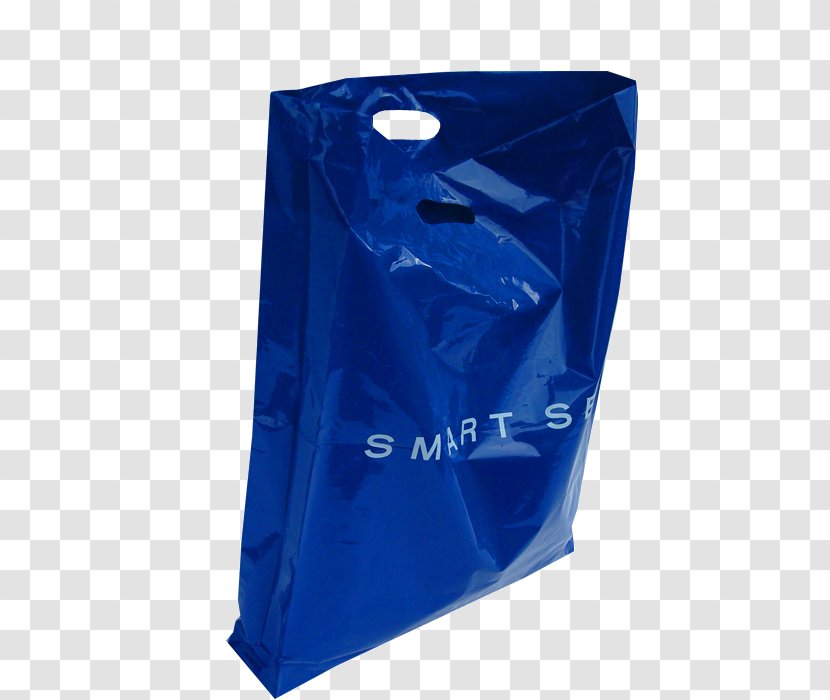 Plastic Bag Paper Shopping Bags & Trolleys - Cobalt Blue Transparent PNG