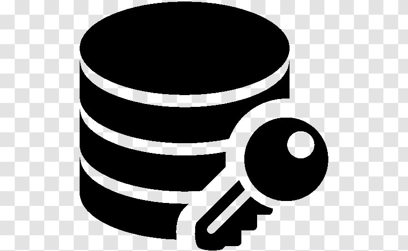 Disk Encryption Database - Black And White - Prozess Icon Transparent PNG