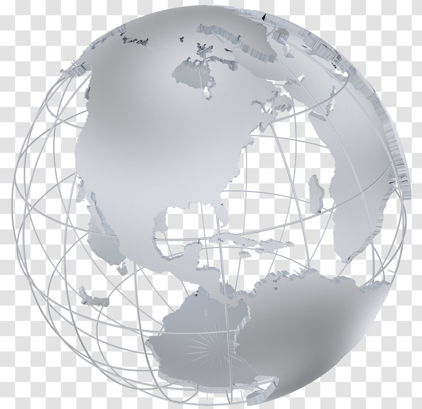 Globe World Metal Map - Earth Transparent PNG