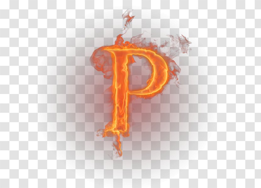 Letter English Alphabet - Orange - Flame Transparent PNG