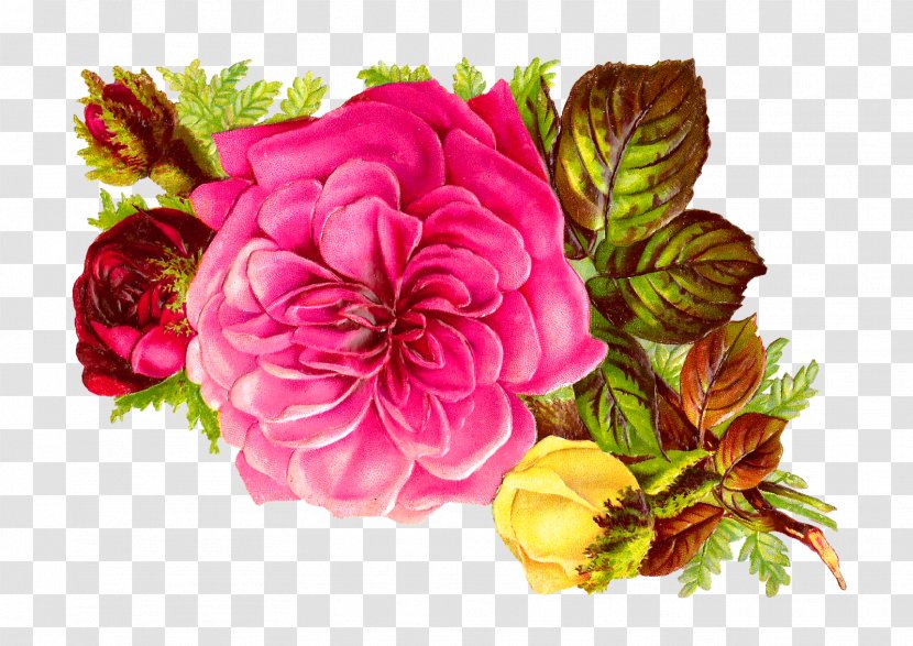 Flower Bouquet Rose Pink Clip Art - Arranging - Of Flowers Transparent PNG
