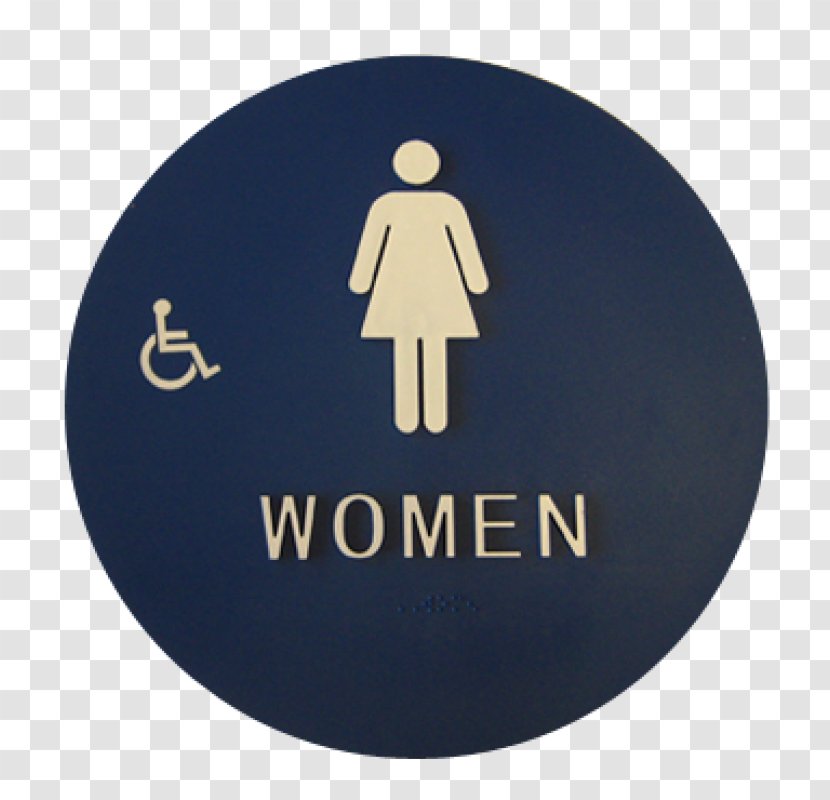 Unisex Public Toilet ADA Signs Bathroom - Exit Sign Transparent PNG