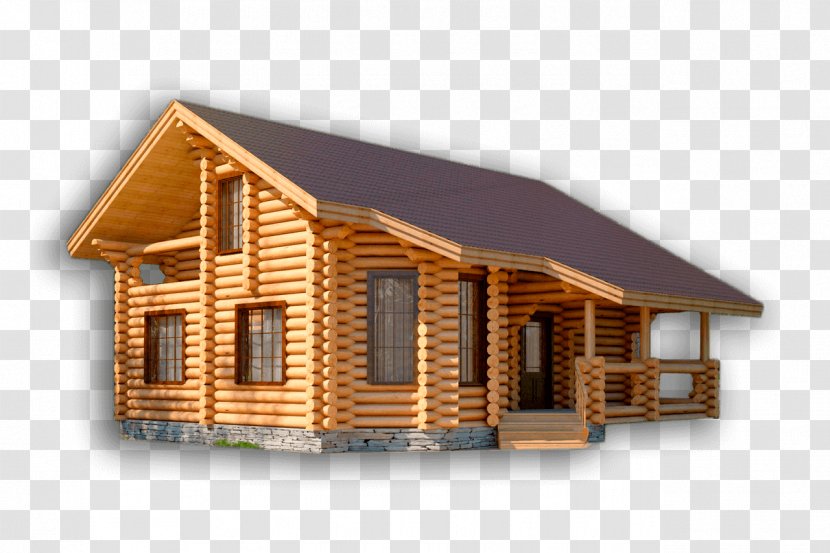 Log House Wood Transparent PNG