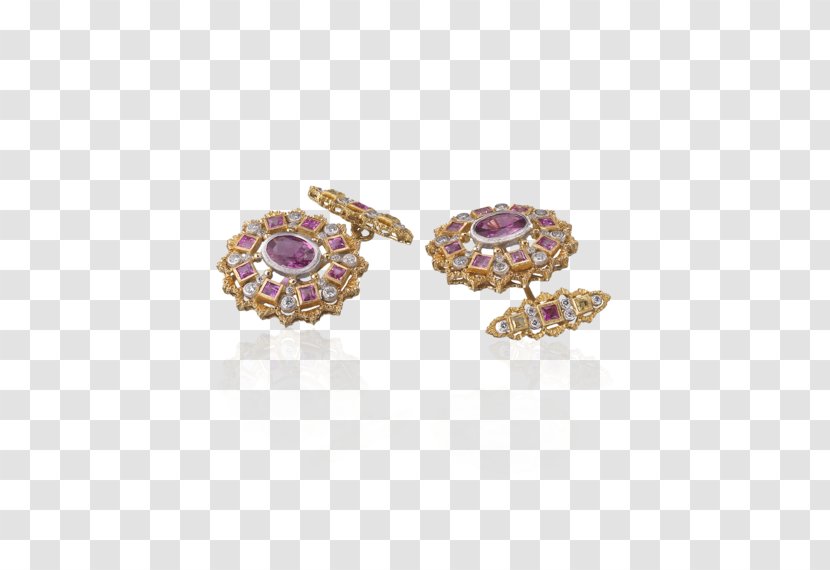 Amethyst Earring Body Jewellery - Jewelry Transparent PNG