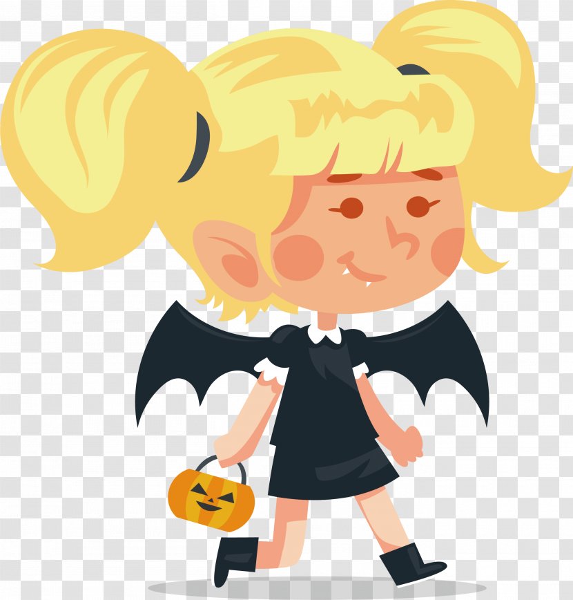 Devil Illustration - Silhouette - Little Devils Dress Up Girls Transparent PNG