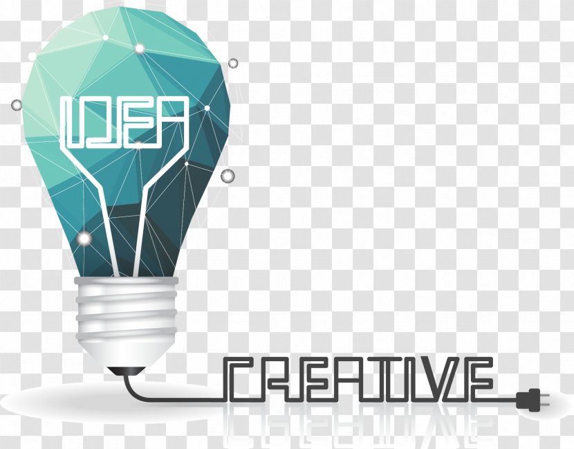 Incandescent Light Bulb Geometry Creativity - Creative Thinking Transparent PNG
