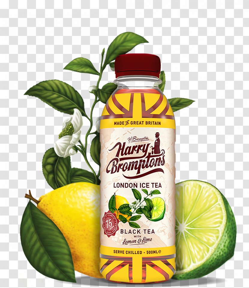 Lemon Iced Tea Non-alcoholic Drink Lime - Fruit - Lemonlime Transparent PNG