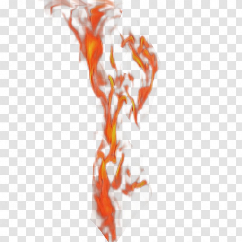 Text Joint Illustration - Small Flames Transparent PNG