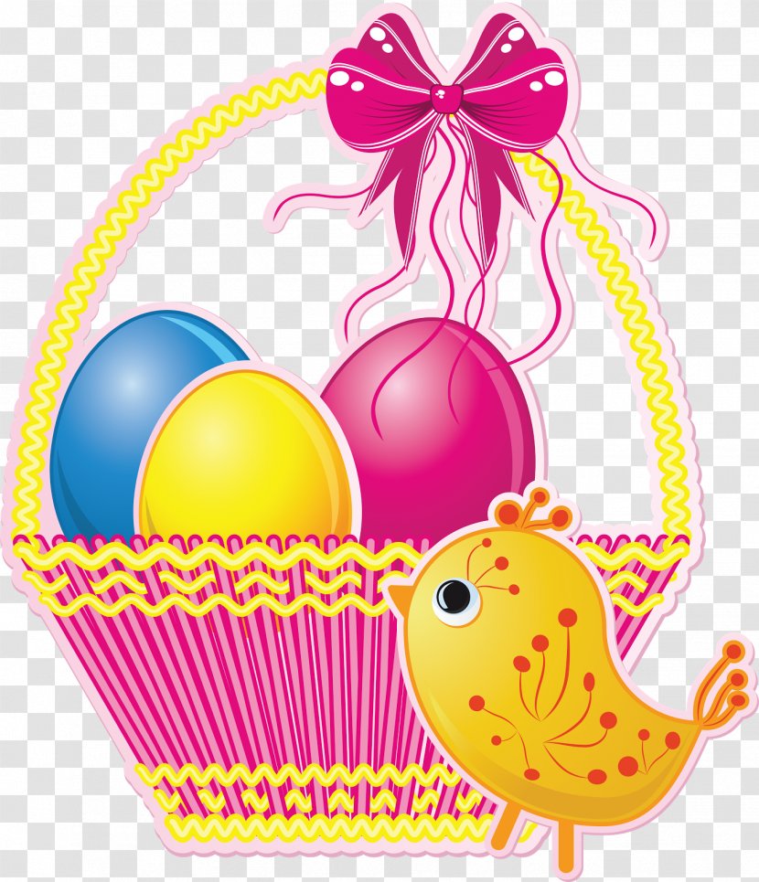 Easter Bunny Basket Clip Art - Drawing - Chicken Egg Transparent PNG