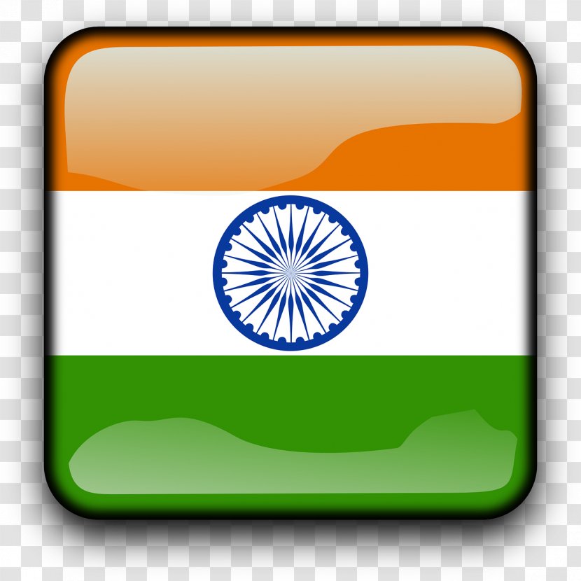 Flag Of India National Clip Art - Yellow Transparent PNG