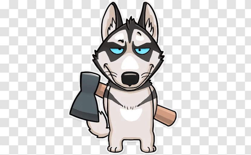 Siberian Husky Telegram Sticker Limited Liability Partnership Dog Breed - Kr - De Transparent PNG
