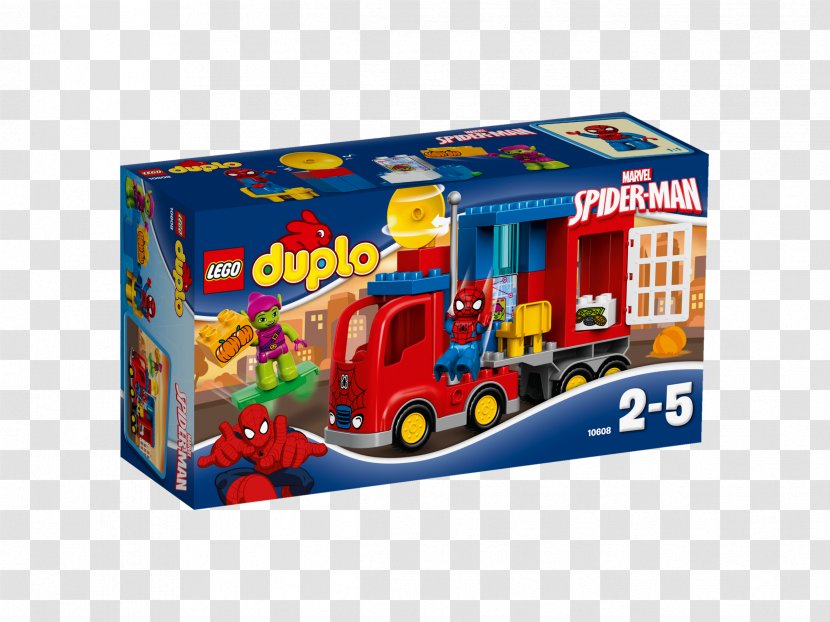 LEGO 10608 DUPLO Spider-Man Spider Truck Adventure Lego Marvel Super Heroes Green Goblin Duplo - Spiderman - Spider-man Transparent PNG