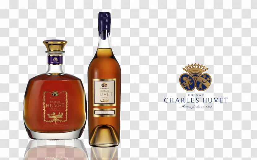 COGNAC CHARLES HUVET Liqueur Very Special Old Pale Champagne - Brandy Glass Transparent PNG