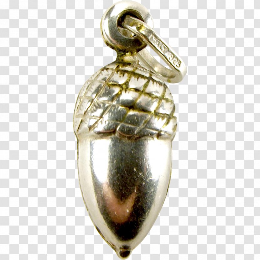 Jewellery Silver Locket Charms & Pendants 01504 - Acorn Squash Transparent PNG