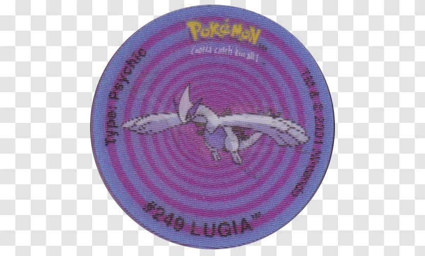 Tazos Lugia Image United Kingdom Nintendo - Walkers - Badge Transparent PNG
