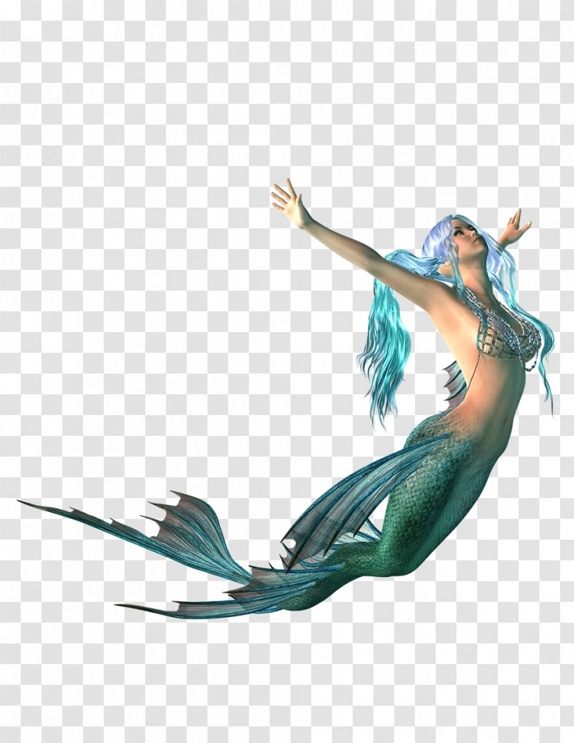 Mermaid Ariel - Fairy Tale - Swimming Transparent PNG