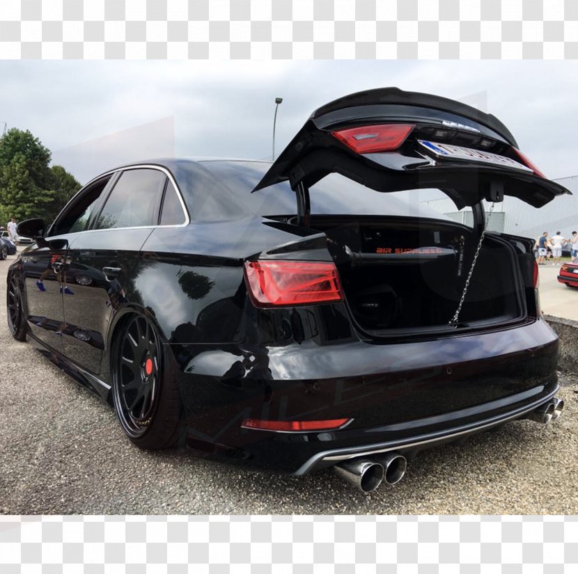 Mid-size Car Alloy Wheel Sport Utility Vehicle Exhaust System - Registration Plate - Audi S3 Transparent PNG