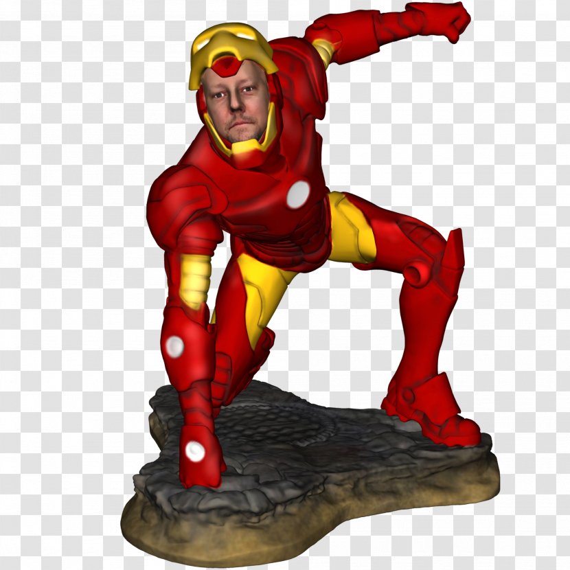 Superhero Figurine Animated Cartoon - Fictional Character - Iron Man Transparent PNG