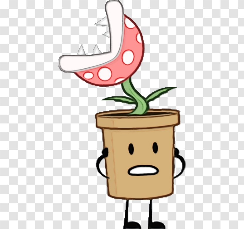 Piranha Plant Petey Plants Design - Contestant - Line Art Smile Transparent PNG