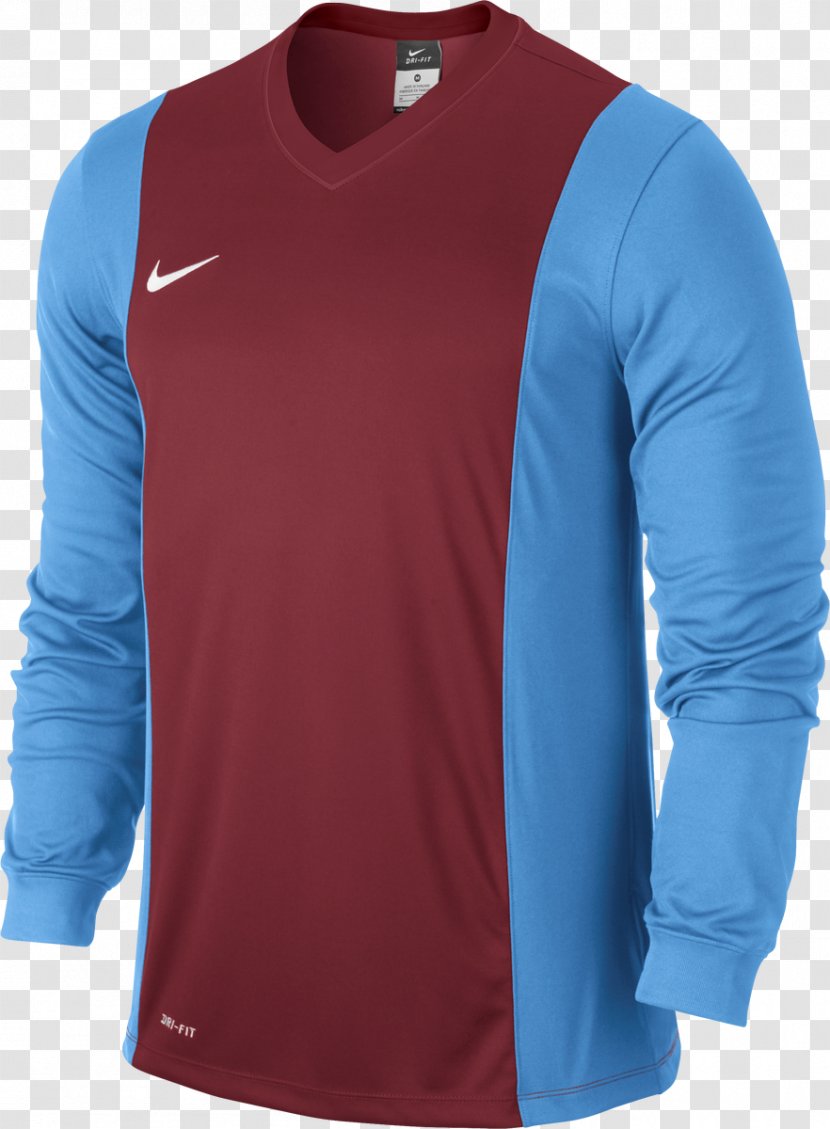 Long-sleeved T-shirt Nike Blue Transparent PNG