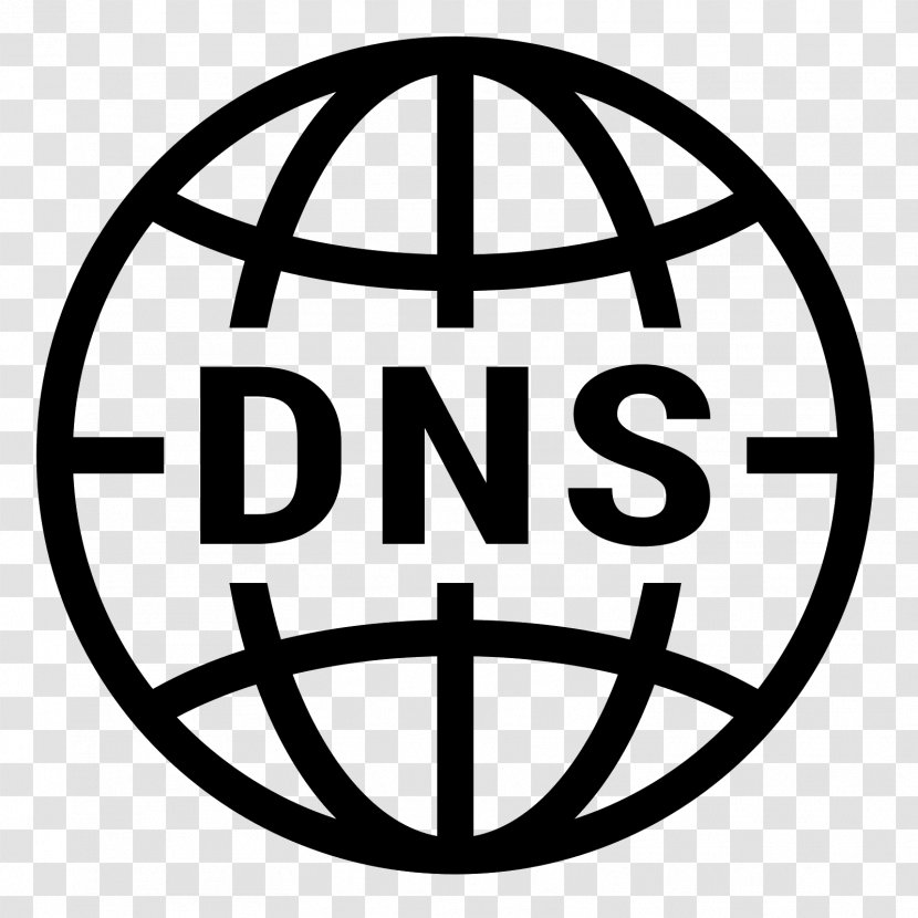 Domain Name System Share Icon - Black And White - Dns Sinkhole Transparent PNG