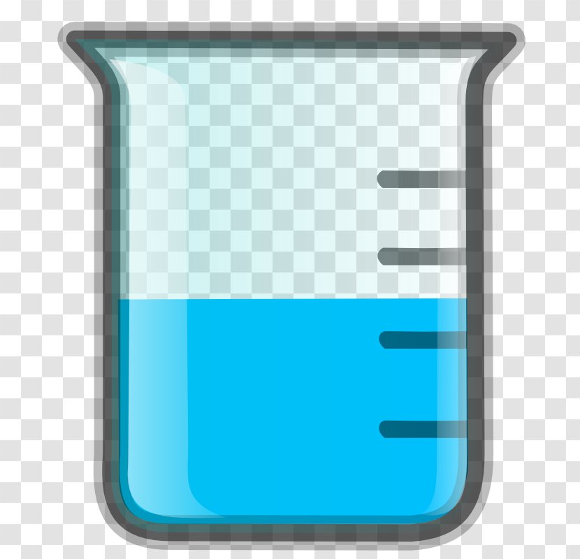 Beaker Laboratory Flask Chemistry Clip Art - Roundbottom - Image Transparent PNG