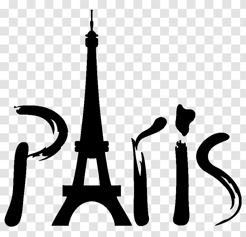 Eiffel Tower Wall Decal Drawing - Vinilos Transparent PNG