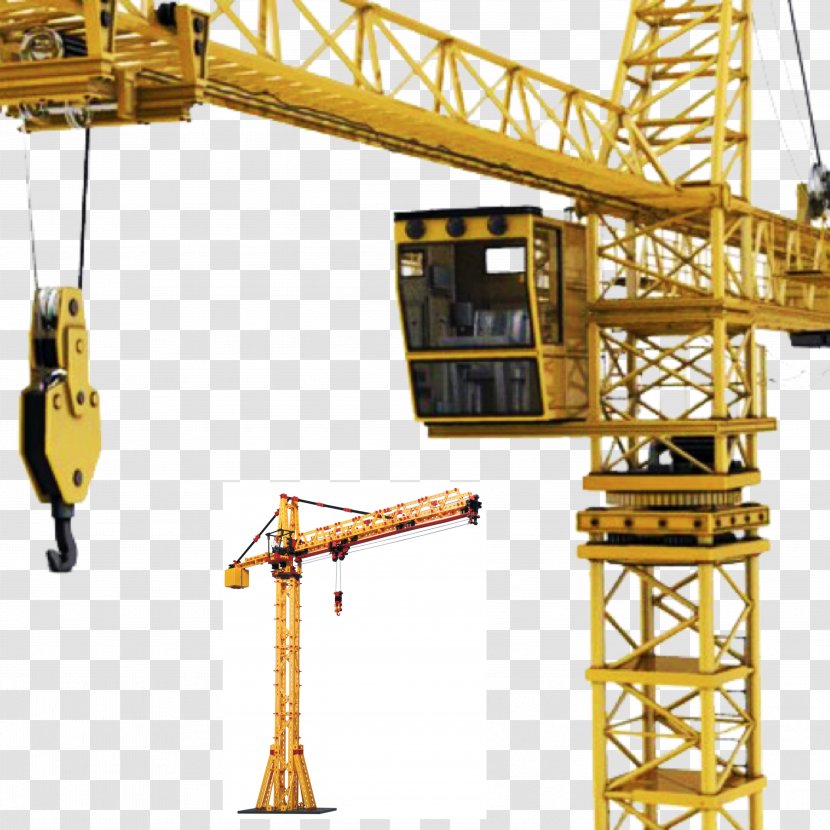 Crane Architectural Engineering Caterpillar Inc. Heavy Machinery Cần Trục Tháp - Civil Transparent PNG