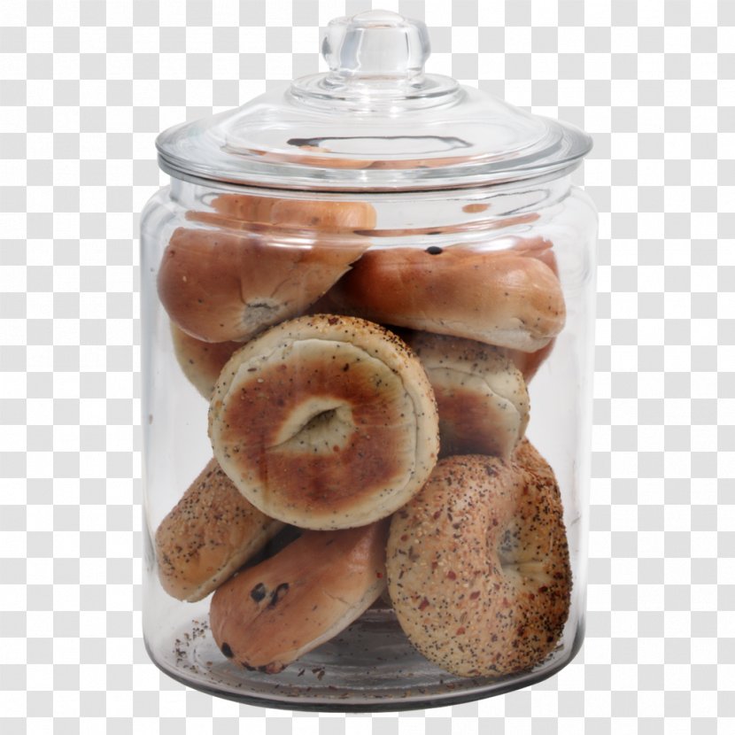 Biscotti Jar Glass Gallon Lid - Coffee Transparent PNG