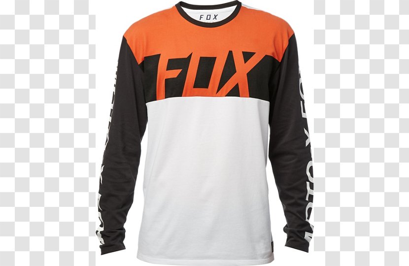 Long-sleeved T-shirt Fox Racing Clothing - Longsleeved Tshirt Transparent PNG