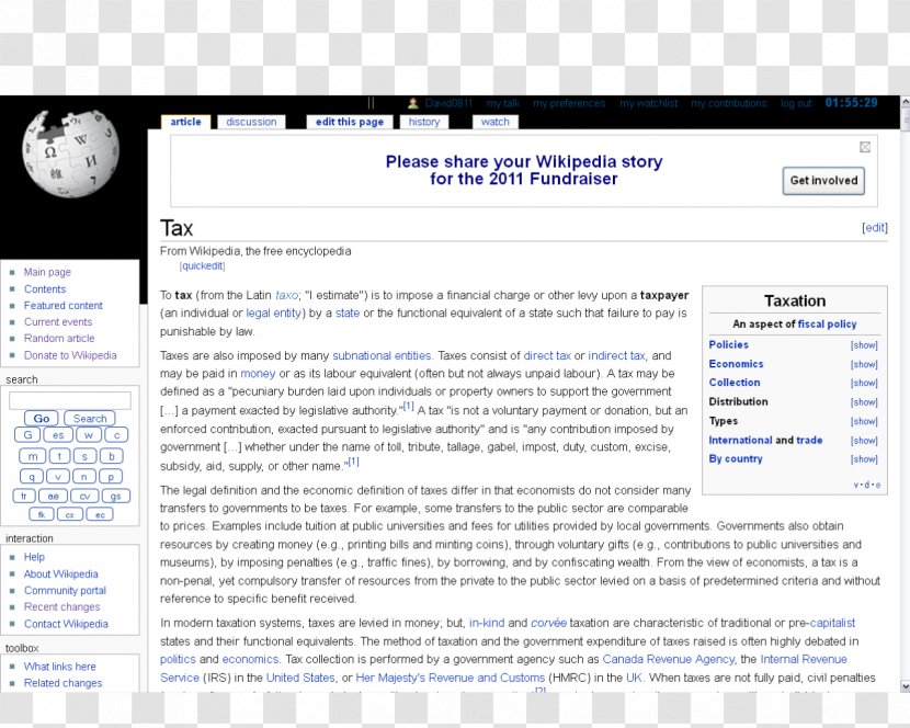 Wikimedia Project Foundation Web Page Commons License - Wikipedia - Black Background Transparent PNG