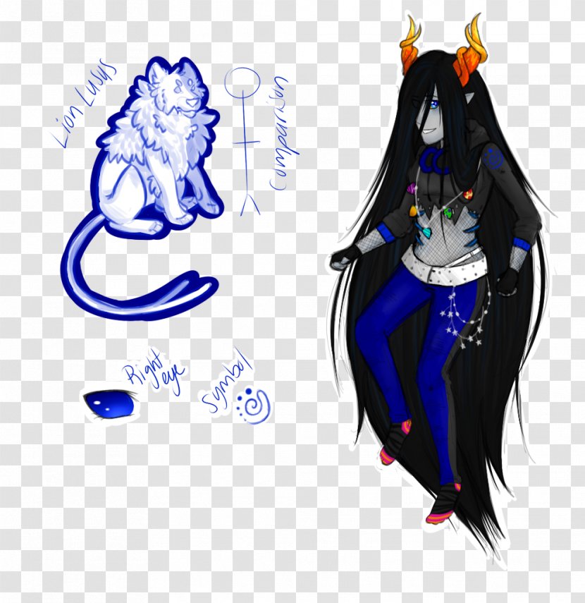 Vertebrate Cobalt Blue Cartoon - Electric - Imogen Transparent PNG