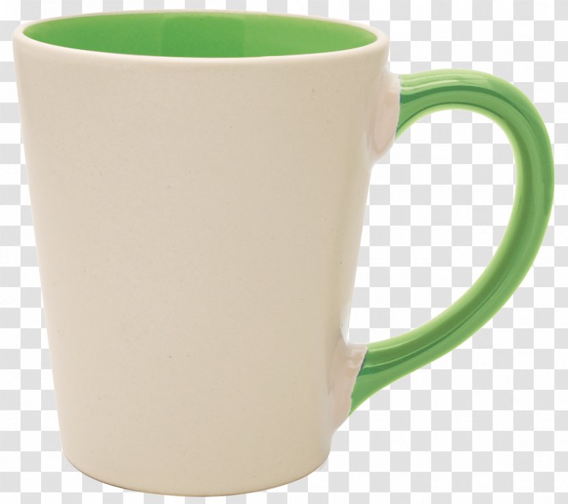 Coffee Cup Mug Ceramic Light - Green - Jade Bottle Transparent PNG