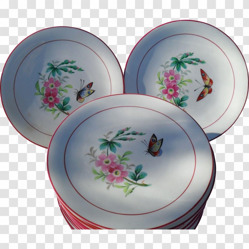 Tableware Ceramic Platter Plate Porcelain - Hand-painted Bloom Lotus Transparent PNG