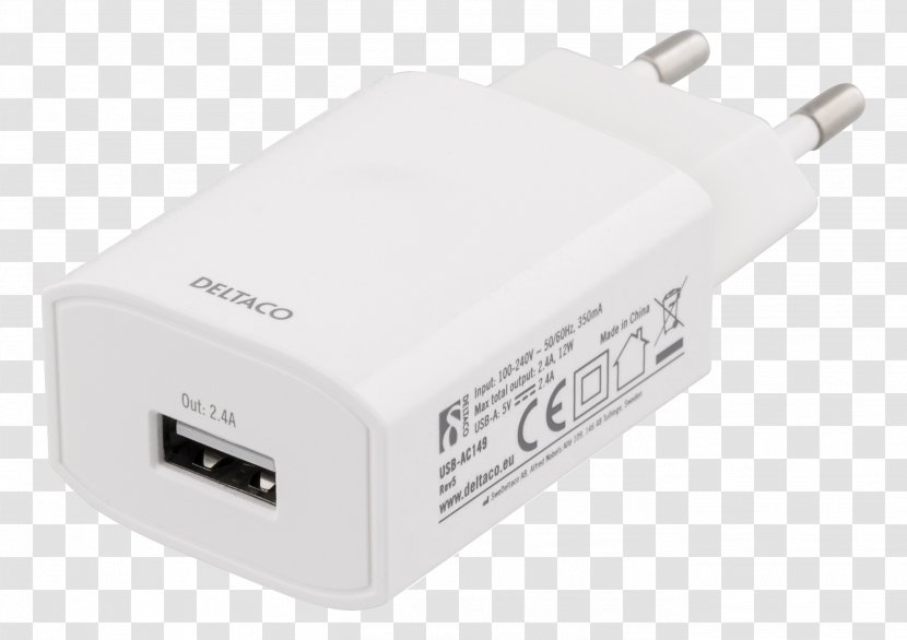 Adapter Battery Charger Micro-USB Lightning - Computer Hardware - Wall Transparent PNG